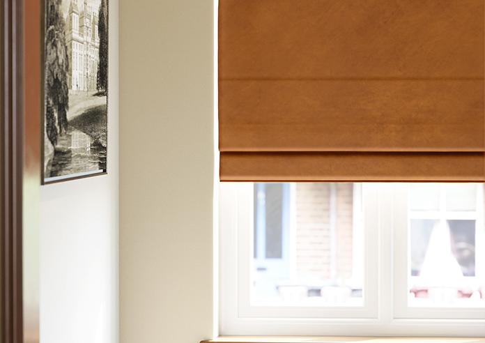 Odessa Velvet, Rust - Roman Blind - Image 5